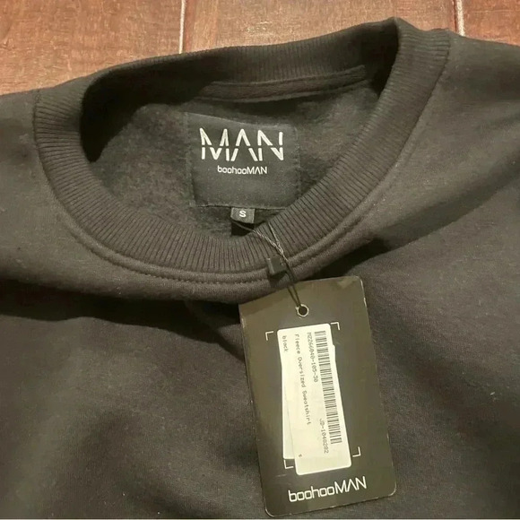 BOOHOO MAN Black Crewneck - Picture 2 of 2